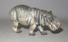 Uraltes Lineol Nilpferd