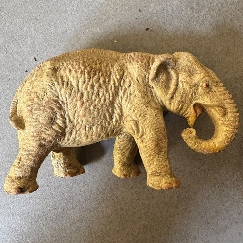Elefantenfigur dekofigur beige - elefantenfigur,