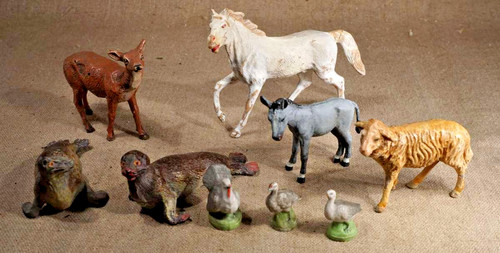 Alte tierfiguren aus masse und - aus,